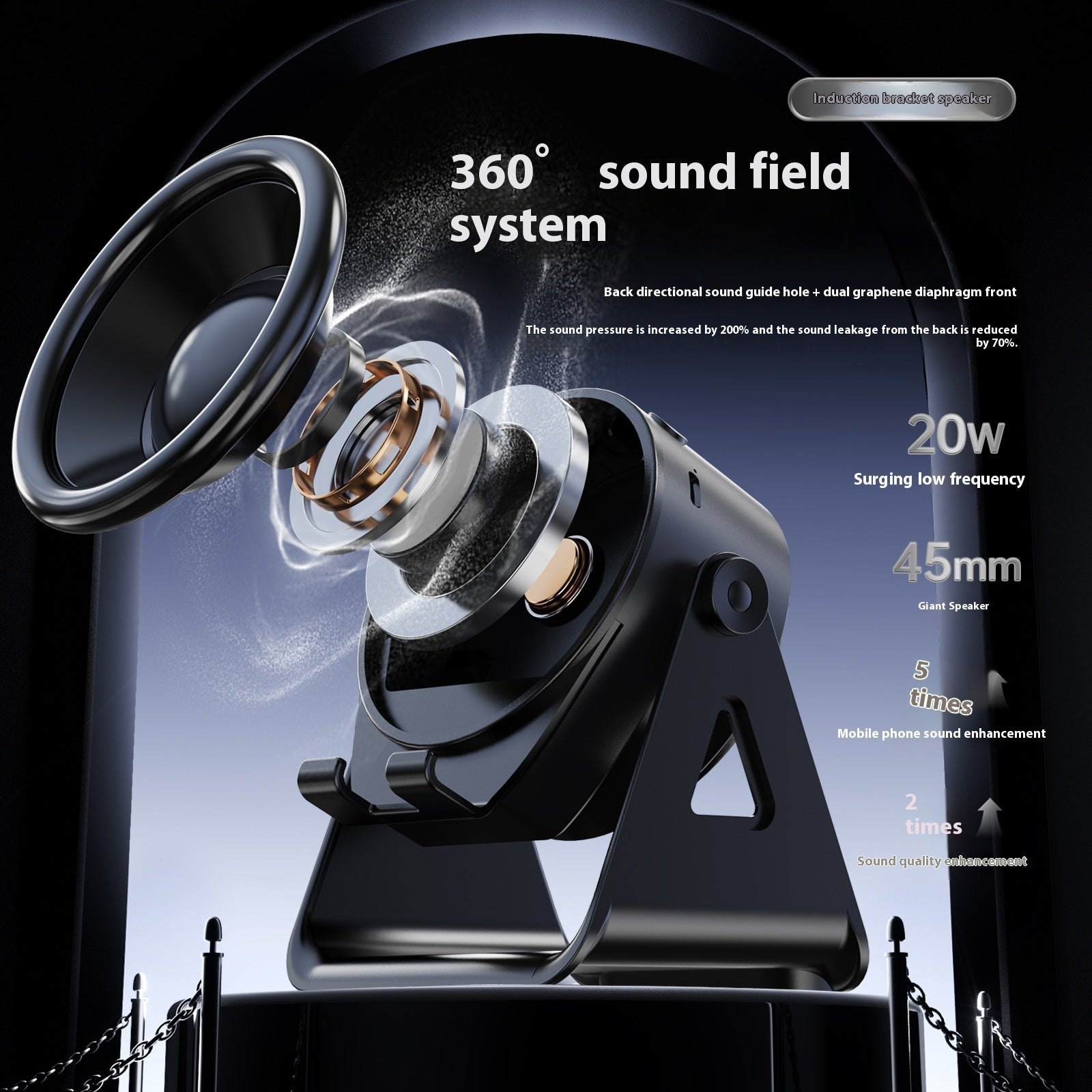 Automatic Induction Speaker Bracket